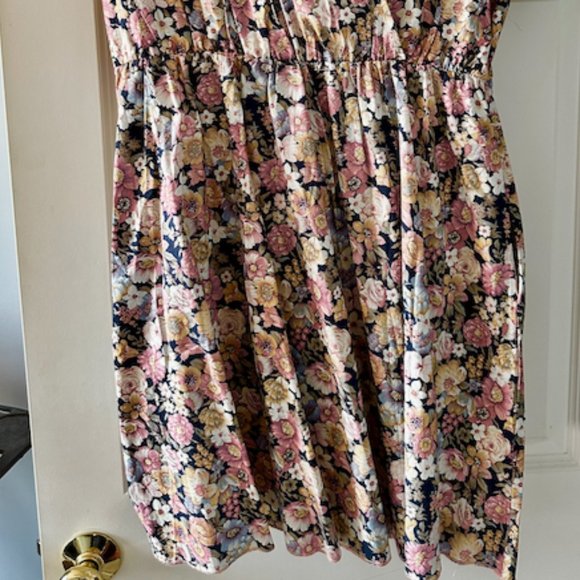 Casual V-Neck Plus Size Summer Boho Swing Wrap Dress with Pockets - Picture 2 of 6